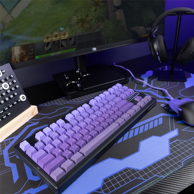 Клавіатура бездротова Proove Gaming Rampage Gradient Purple/Black