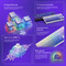 Фото - Клавіатура бездротова Proove Gaming Rampage Gradient Purple/Black | click.ua