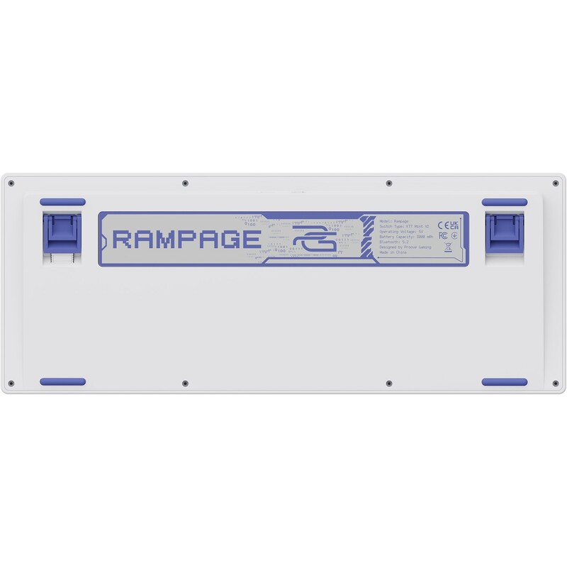 Клавіатура бездротова Proove Gaming Rampage Gradient Purple/White
