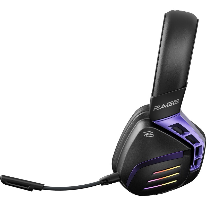 Bluetooth-гарнітура Proove Gaming Rage (APP) Black/Purple (WHRG00020001)