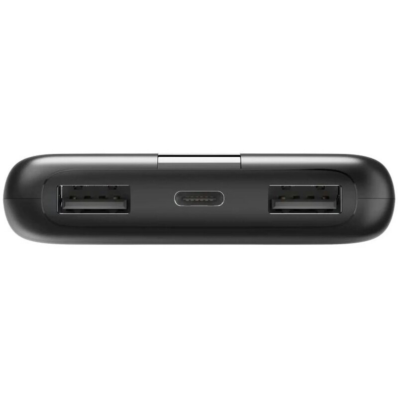 Універсальна мобільна батарея Hama 10000mAh 15W Black (00201709)