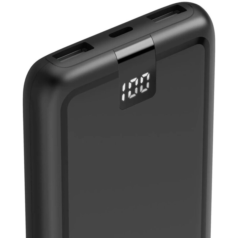 Універсальна мобільна батарея Hama 10000mAh 15W Black (00201709)