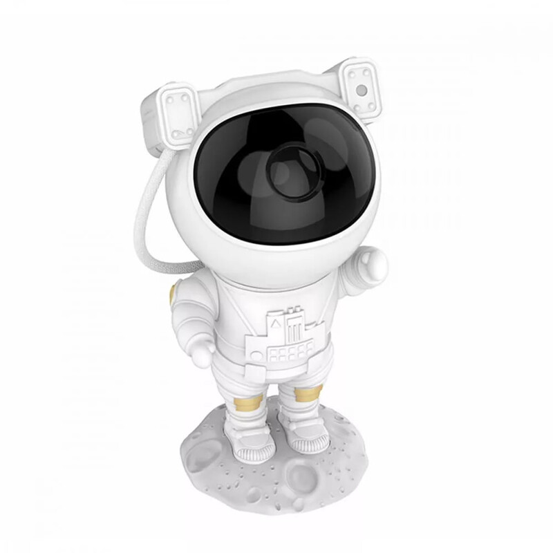 Лазерний нічник-проектор зоряного неба PRC Astronaut White (48414)