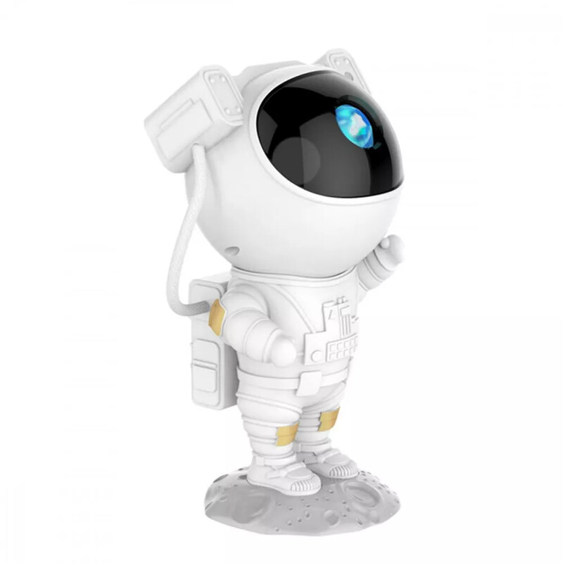 Лазерний нічник-проектор зоряного неба PRC Astronaut White (48414)