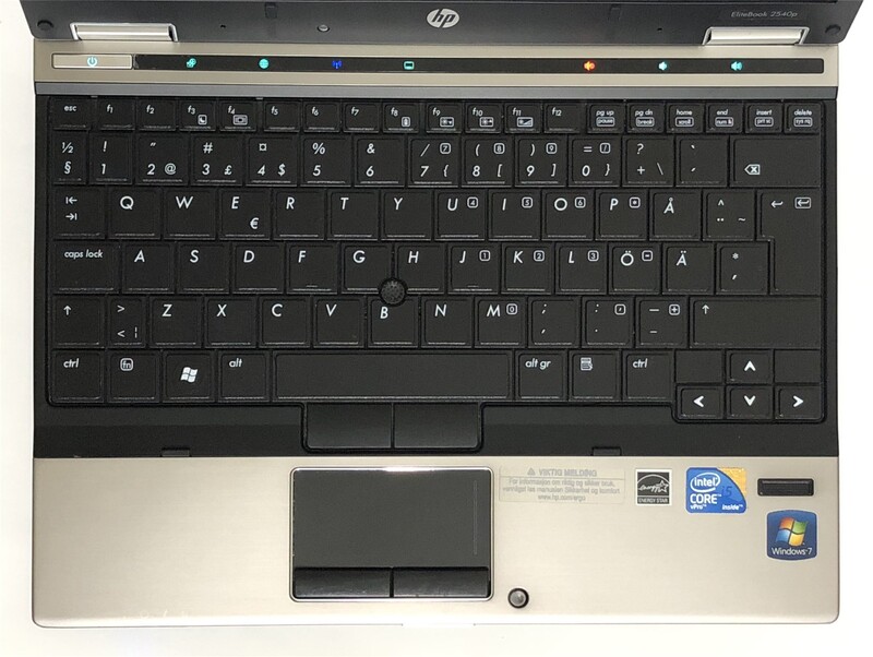 Ноутбук HP EliteBook 2540p / 12.1" (1280x800) / i5-540M / 6GB / 120GB SSD / Win10Pro / сканер відбитка - Б/в