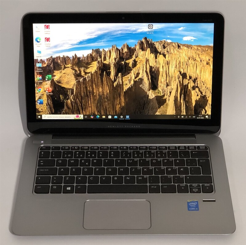 Ноутбук HP EliteBook Folio 1020 G1 / 12.5" (2560x1440) IPS Touch / M5-5Y51 / 8GB / 128GB SSD / Win10Pro / Backlight / сканер отпечатка - Б/у