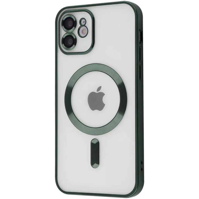 Чохол-накладка PRC Metal Matte Case with Magnetic Ring для iPhone 12 Pro Max Dark Green