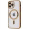 Фото - Чохол-накладка PRC Metal Matte Case with Magnetic Ring для iPhone 14 Pro Gold | click.ua