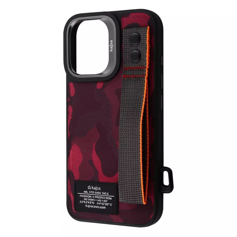Чохол-накладка Kajsa Outdoor Collection with Magnetic Ring iPhone 16 Red (2003000171143)