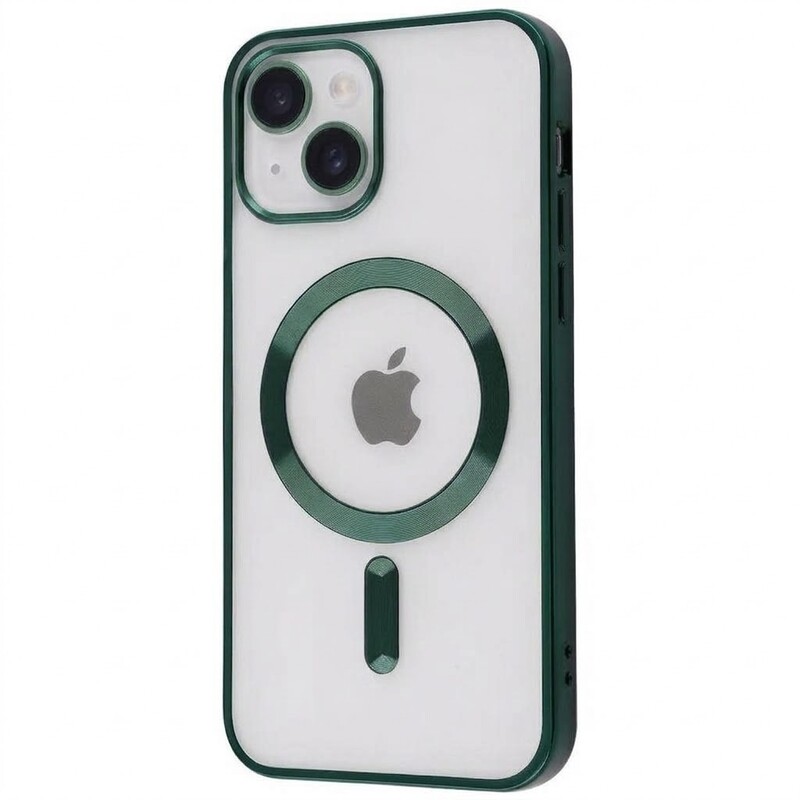 Чeхол-накладка PRC Metal Matte Case with Magnetic Ring для iPhone 15 Green