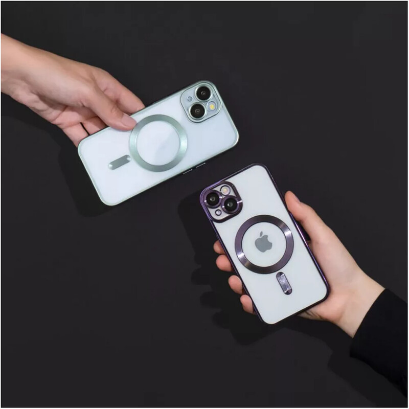 Чeхол-накладка PRC Metal Matte Case with Magnetic Ring для iPhone 15 Green