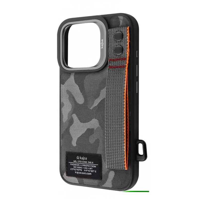 Чохол-накладка Kajsa Outdoor Collection with Magnetic Ring iPhone 16 Pro Grey (2003000171174)