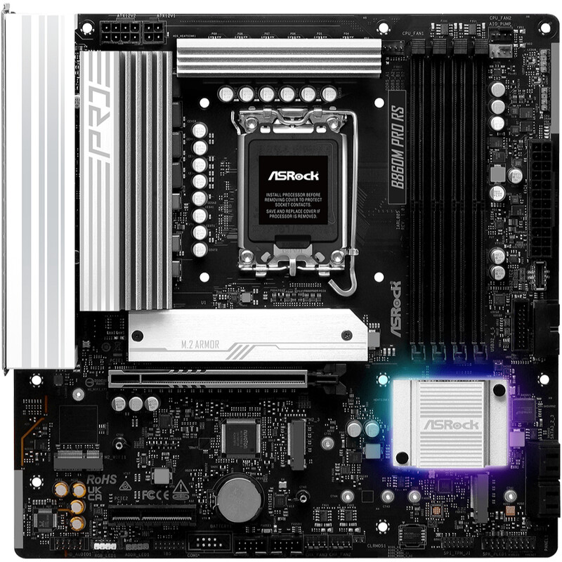 Материнська плата ASRock B860M Pro RS Socket 1851 (90MXBRP0A0UAYZ)