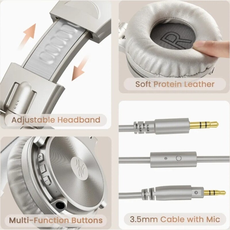 Наушники OneOdio Studio Wireless Pro C Silver