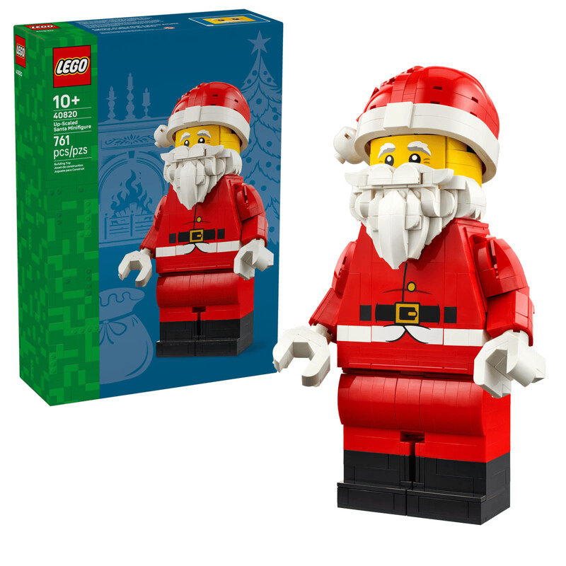 Конструктор LEGO Iconic Увеличенная минифигурка Санты (40820)