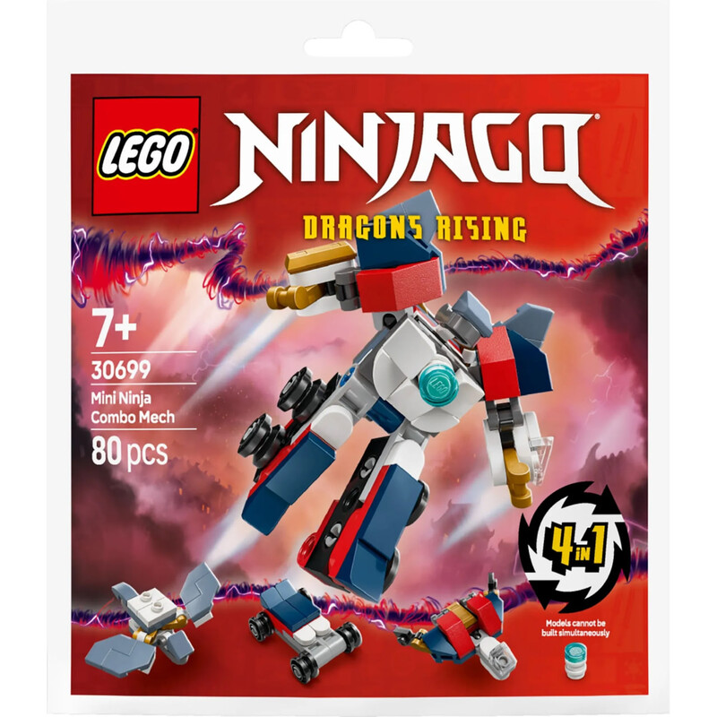 Конструктор LEGO Ninjago Минининдзя комбо робот (30699)