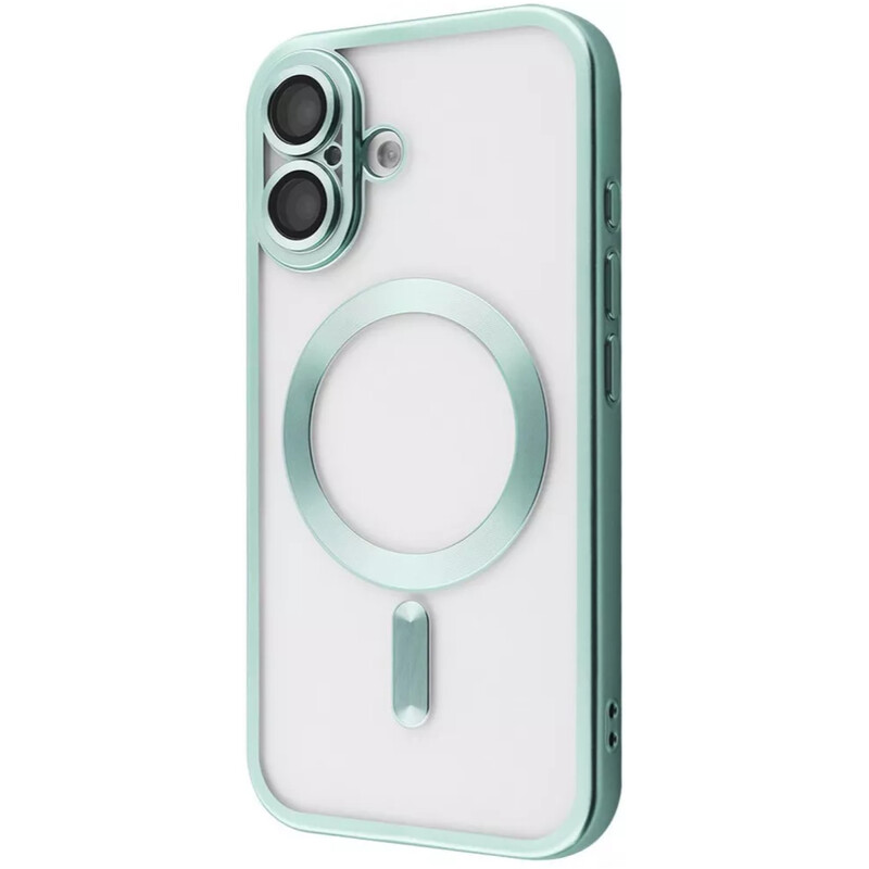 Чохол-накладка PRC Metal Matte Case with Magnetic Ring для iPhone 16 Teal