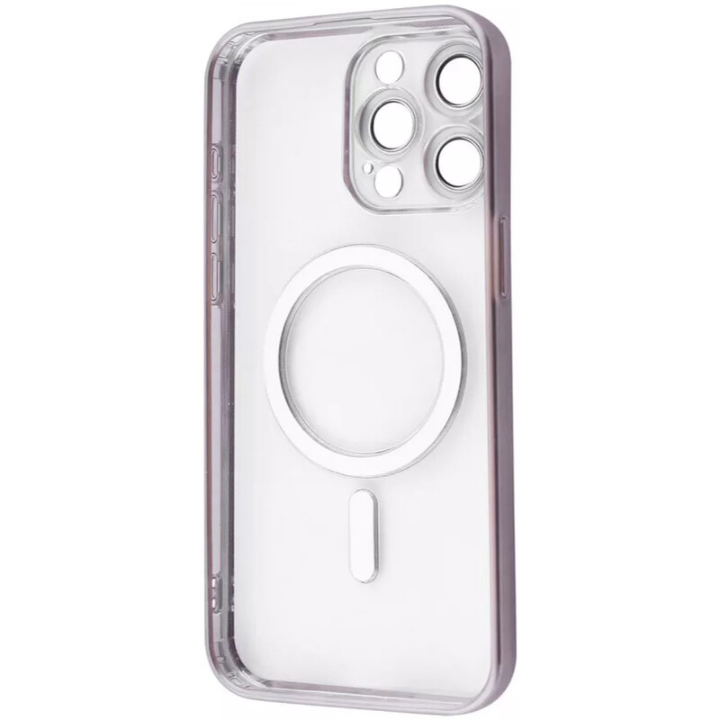 Чохол-накладка PRC Metal Matte Case with Magnetic Ring для iPhone 16 Pro White Titanium