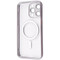 Фото - Чохол-накладка PRC Metal Matte Case with Magnetic Ring для iPhone 16 Pro White Titanium | click.ua