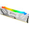 Фото - Модуль памяти DDR5 16GB/7200 Kingston Fury Renegade RGB White (KF572C38RWA-16) | click.ua