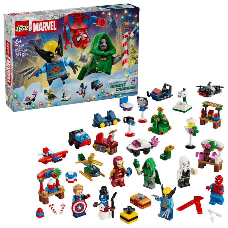 Конструктор LEGO Marvel Адвент-календарь 2026 (76340)