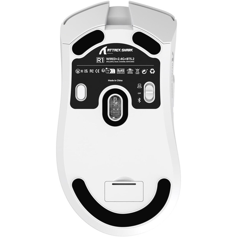Миша Bluetooth Attack Shark R1 White (R1W_AS)