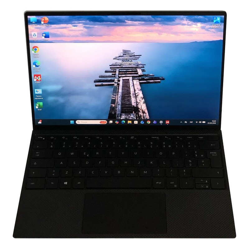 Ноутбук Dell XPS 13 9310 / 13.4" (1920x1200) IPS / i7-1165G7 / 32GB / 1TB SSD / Win11Pro / Backlight / сканер отпечатка - Б/у