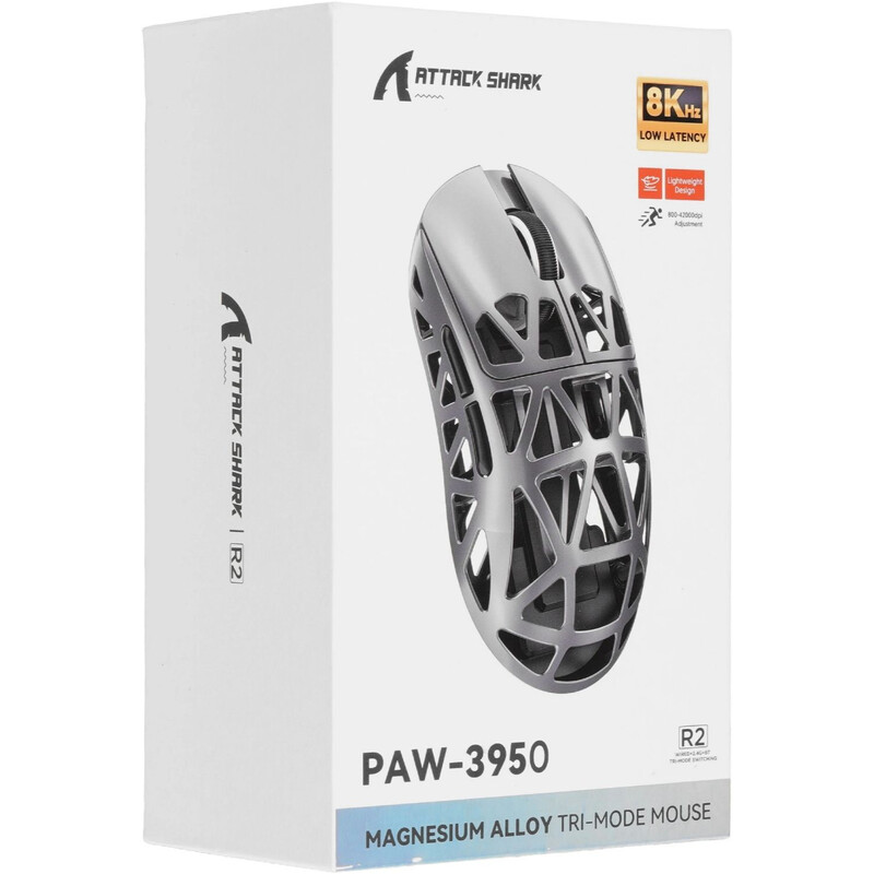 Миша Bluetooth Attack Shark R2 Black (R2B_AS)