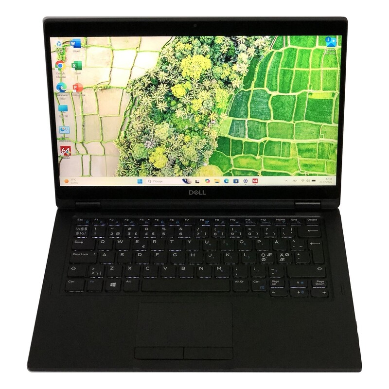 Ноутбук Dell Latitude 7390 2-in-1 / 13.3" FullHD IPS Touch / i5-8350U / 8GB / 256GB SSD / 4G/LTE / Win11Pro / Backlight - Б/у