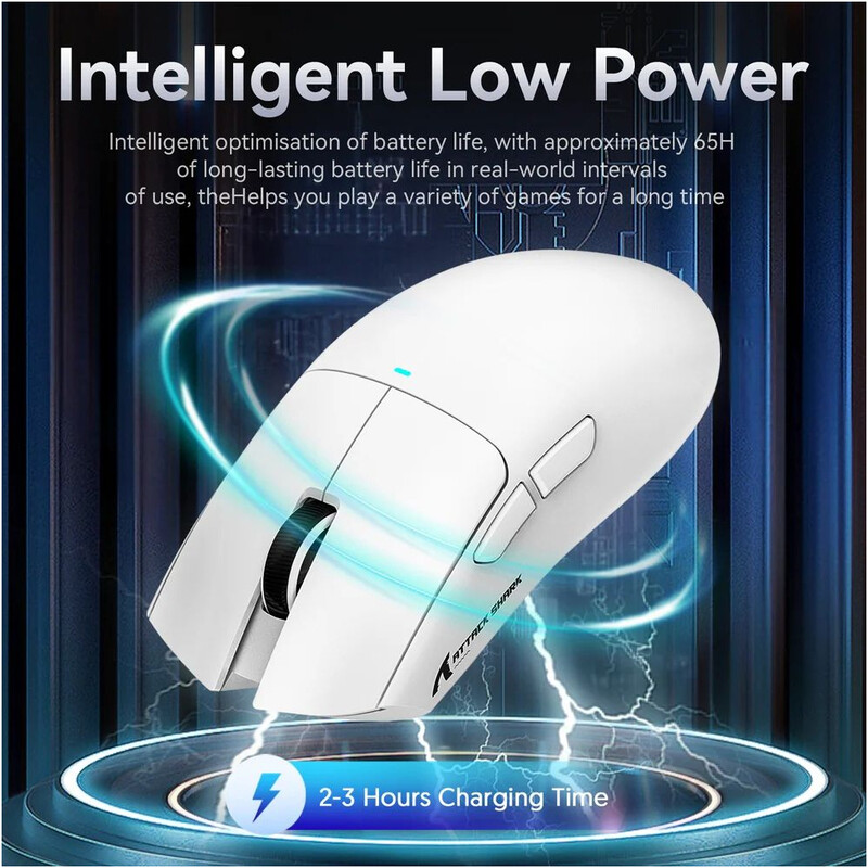 Миша Bluetooth Attack Shark X11 White (X11W_AS)