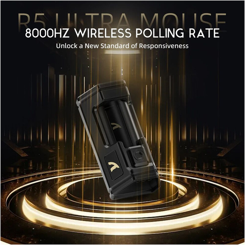 Миша Bluetooth Attack Shark R5 Ultra Black (R5ULTRAB_AS)