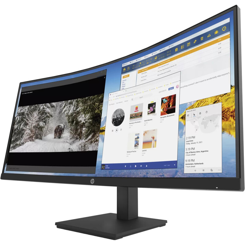 Монітор 34" HP P34hc G4 (21Y56AA) VA Curved Black 100Hz