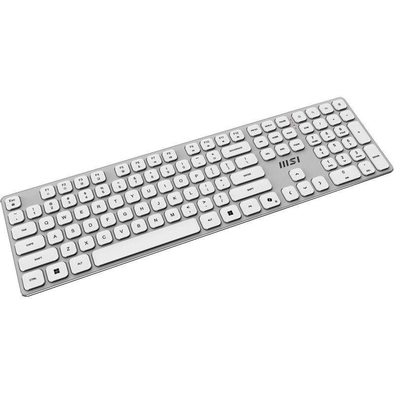 Комплект (клавиатура, мышь) MSI Forge K210 W Combo UA White