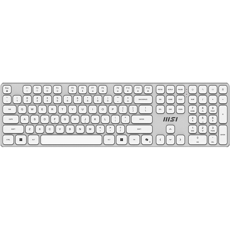 Комплект (клавиатура, мышь) MSI Forge K210 W Combo UA White