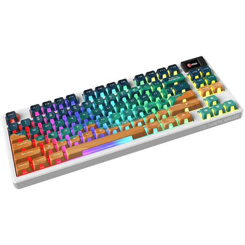 Клавіатура бездротова MSI Forge GK600 TKL Wireless Mars