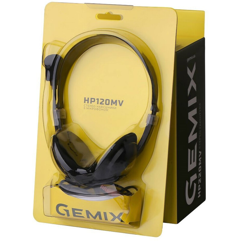 Навушники Gemix HP-120MV Black