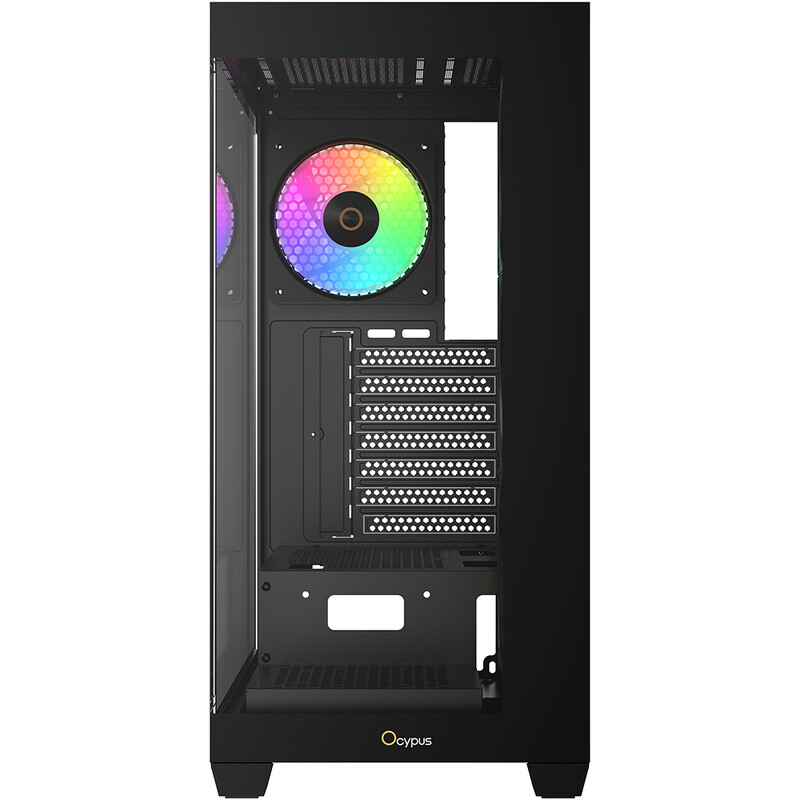 Корпус Ocypus Gamma C72 ARGB Black без БЖ (GAMMA-C72-BKD400XX-GL)