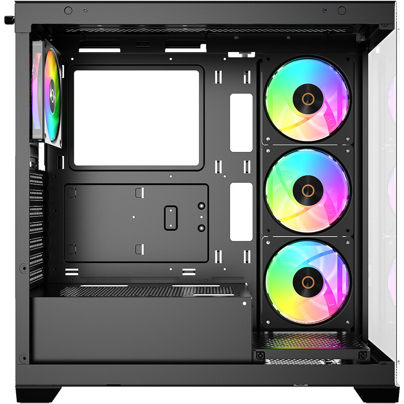 Корпус Ocypus Gamma C72 ARGB Black без БЖ (GAMMA-C72-BKD400XX-GL)