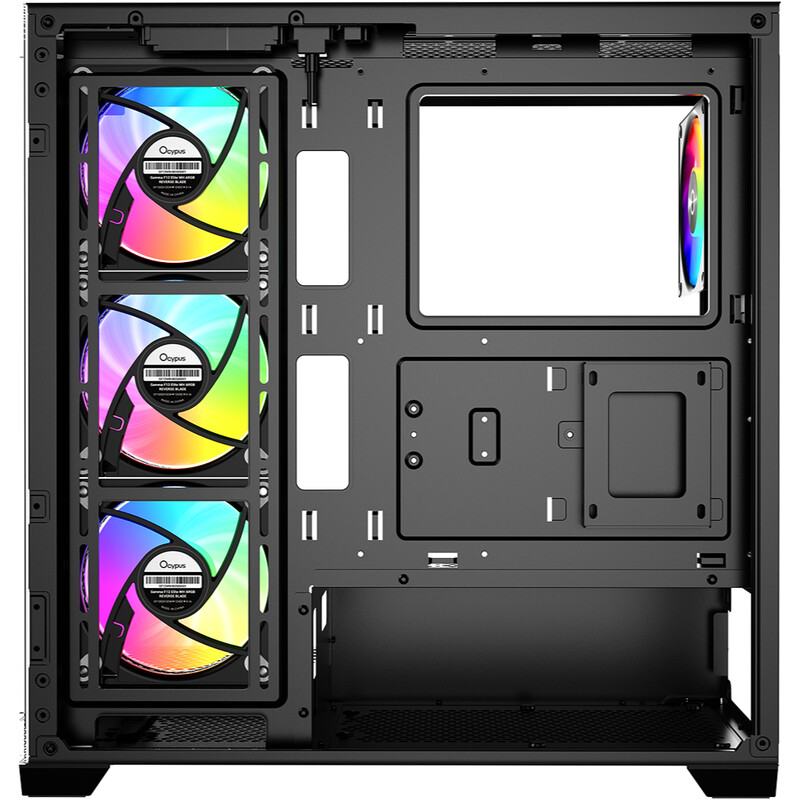 Корпус Ocypus Gamma C72 ARGB Black без БЖ (GAMMA-C72-BKD400XX-GL)