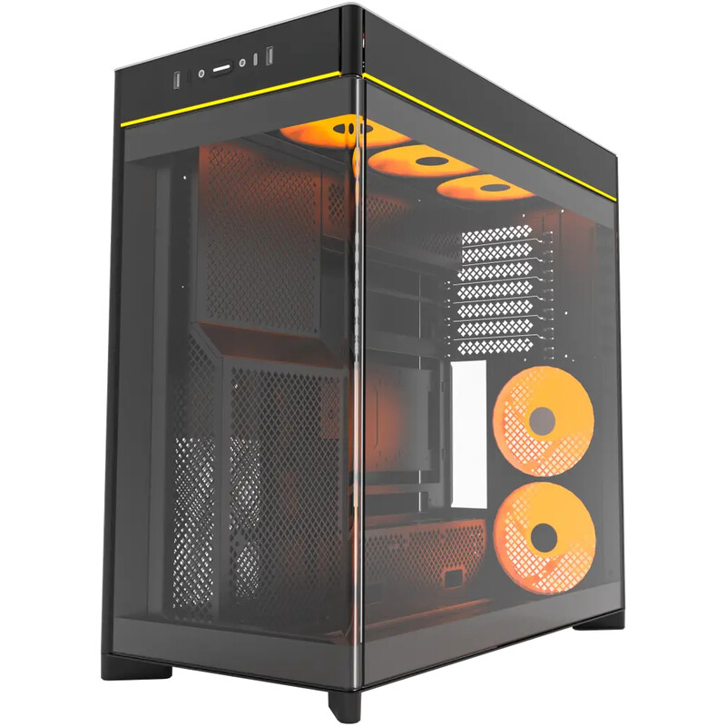 Корпус Montech HS02 Pro Black без БП
