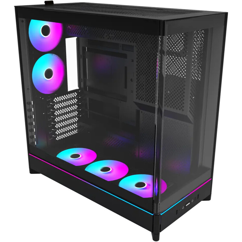 Корпус Montech HS02 Pro Black без БП