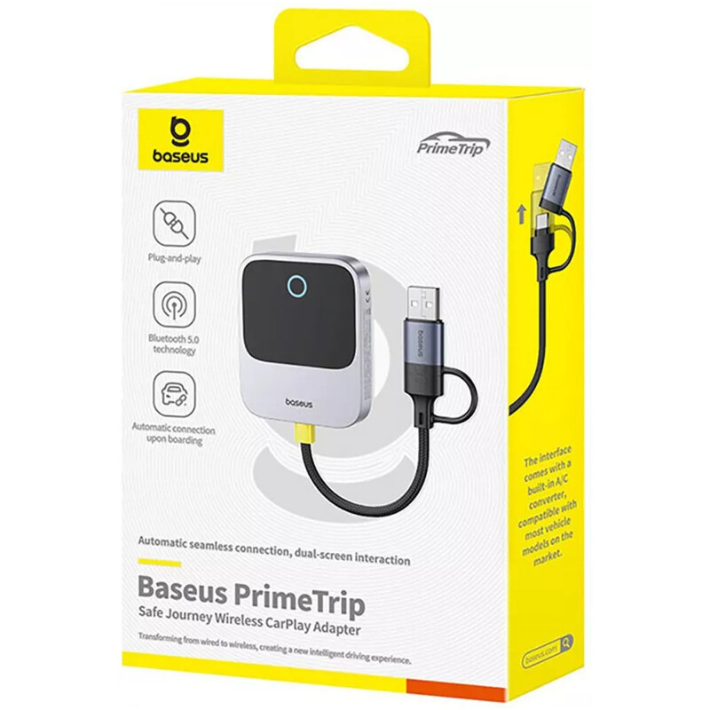Бездротовий адаптер Baseus SafeJourney Series Wireless Car Adapter (C10745100813-00)