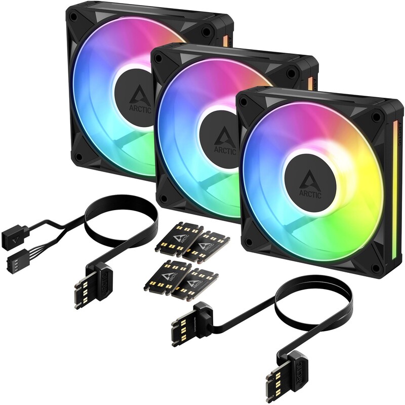 Вентилятор Arctic BioniX P12 A-RGB Black 3-Pack (ACFAN00337A)