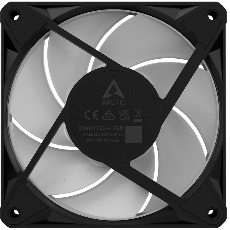 Вентилятор Arctic BioniX P12 A-RGB Black (ACFAN00335A)