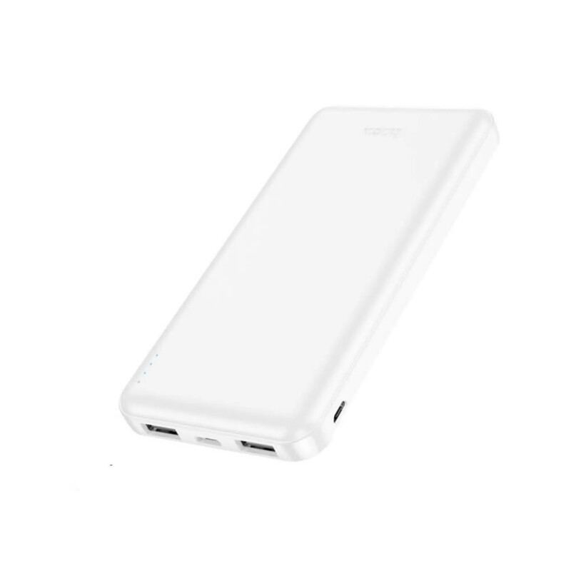 Універсальна мобільна батарея Hoco J100 10000mAh, 10W White (6931474783578)
