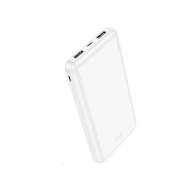 Універсальна мобільна батарея Hoco J100 10000mAh, 10W White (6931474783578)
