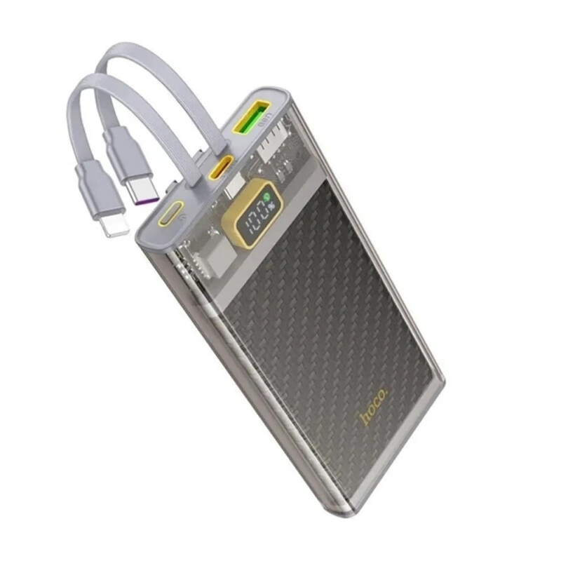 Универсальная мобильная батарея Hoco J104 Discovery Edition 10000mAh, 22.5W Grey (6931474788955)