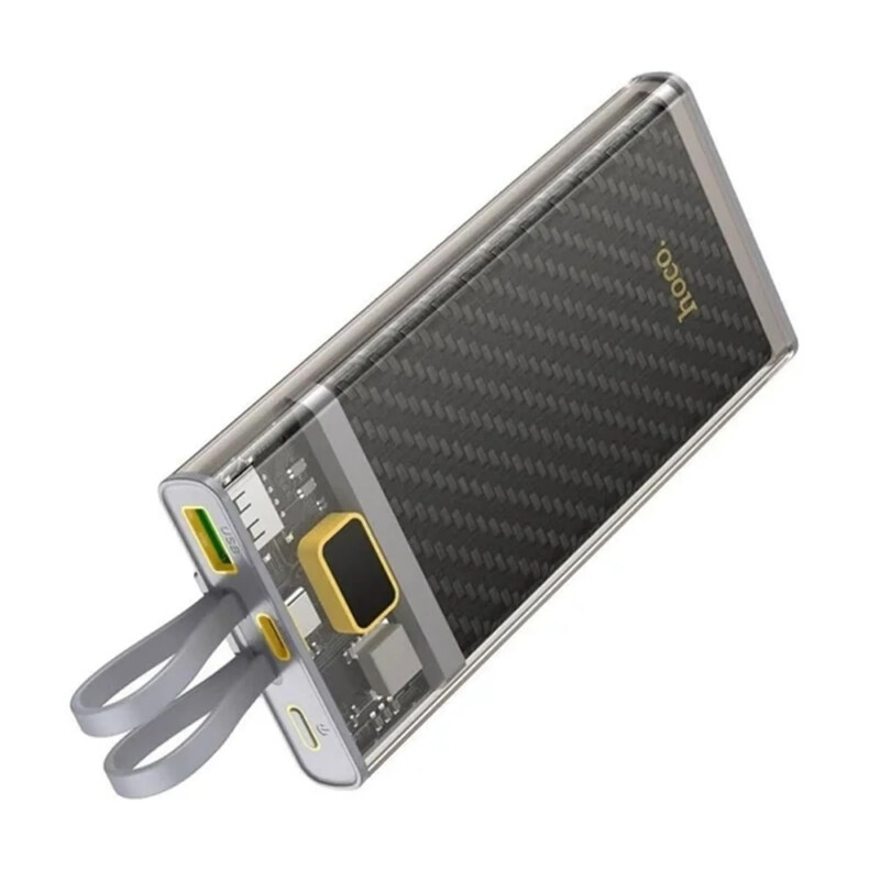 Универсальная мобильная батарея Hoco J104 Discovery Edition 10000mAh, 22.5W Grey (6931474788955)
