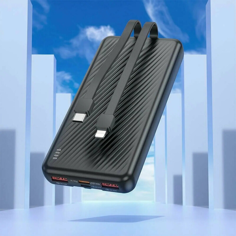 Универсальная мобильная батарея Borofone BJ57 Graceful 10000mAh, 22.5W Black (6941991111846)