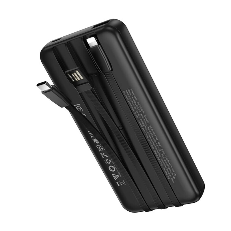 Универсальная мобильная батарея Borofone BJ79 Clever 10000mAh, 10W Black (6941991121531)